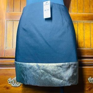 NWT Express Skirt black and gold